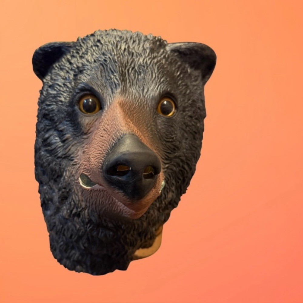 BEAR MASK RUBBER HALLOWEEN MASK NEW CHILDREN /ADULTS